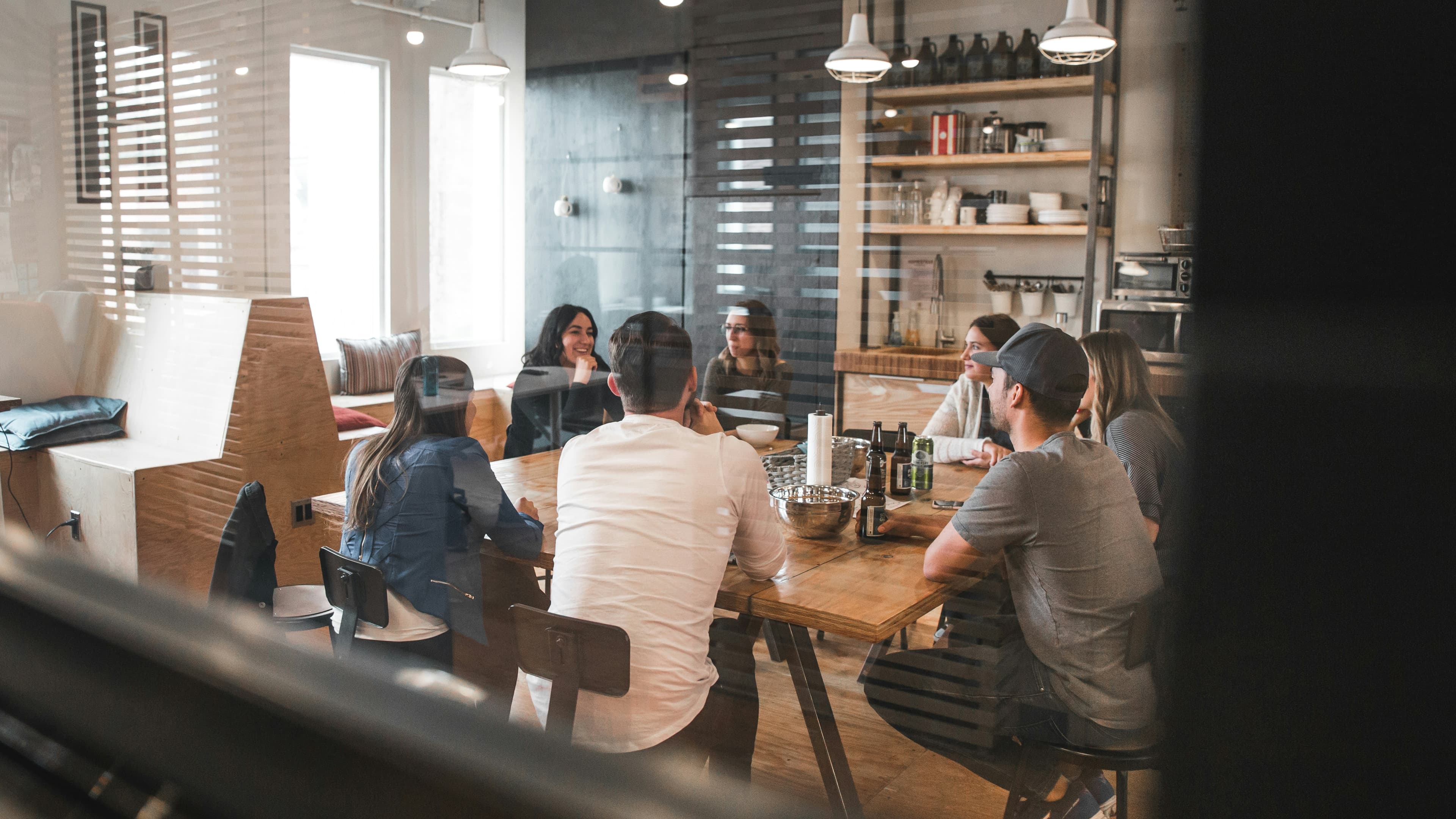 Strategy Forge team meeting with clients